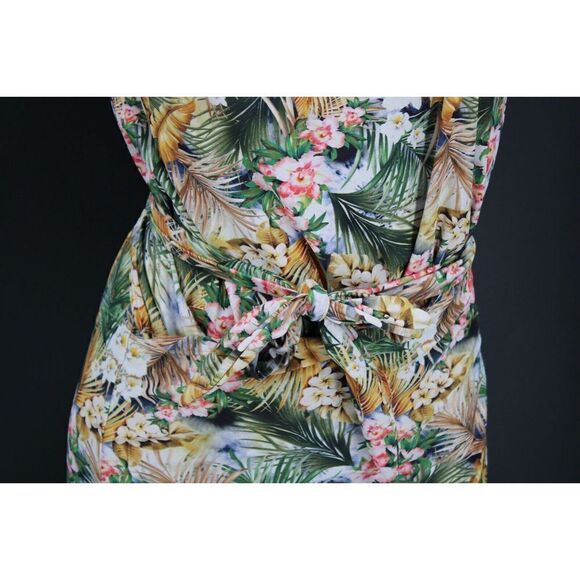 CIA.MARITIMA BEACHWEAR DRESS SWIM COVER UP MEDIUM TANK WITH WRAP WAIST SKIRT - Picture 3 of 10